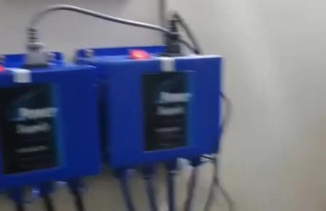 喷涂车间发生器安装实例